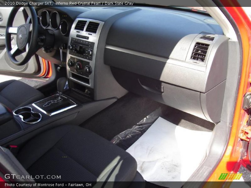 Inferno Red Crystal Pearl / Dark Slate Gray 2010 Dodge Charger SXT