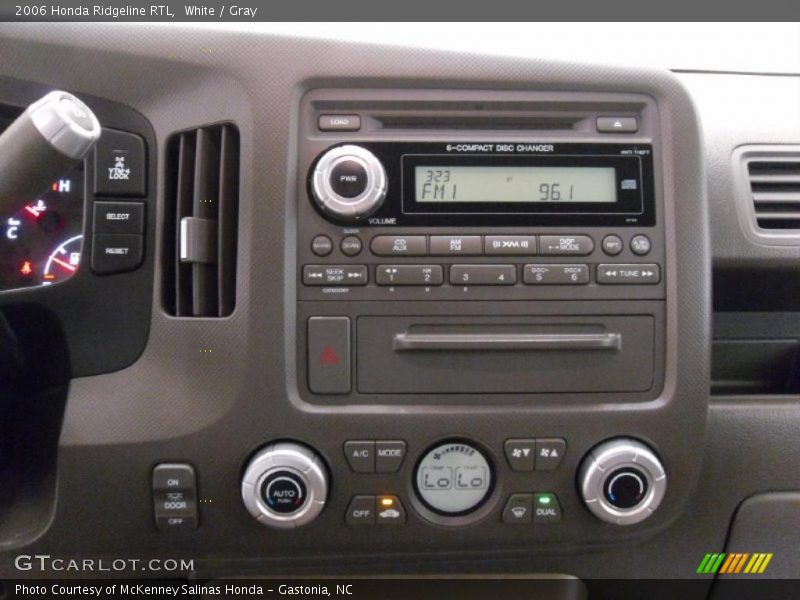 White / Gray 2006 Honda Ridgeline RTL