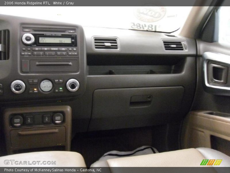 White / Gray 2006 Honda Ridgeline RTL