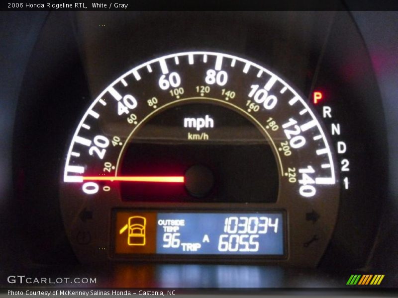 White / Gray 2006 Honda Ridgeline RTL