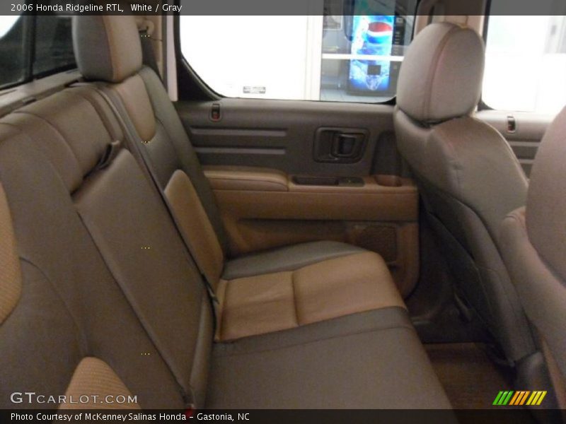White / Gray 2006 Honda Ridgeline RTL