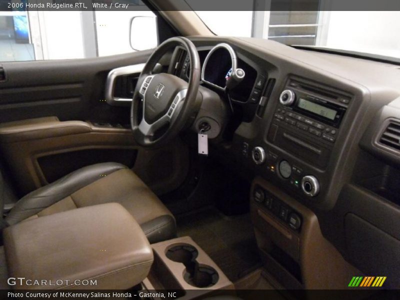 White / Gray 2006 Honda Ridgeline RTL