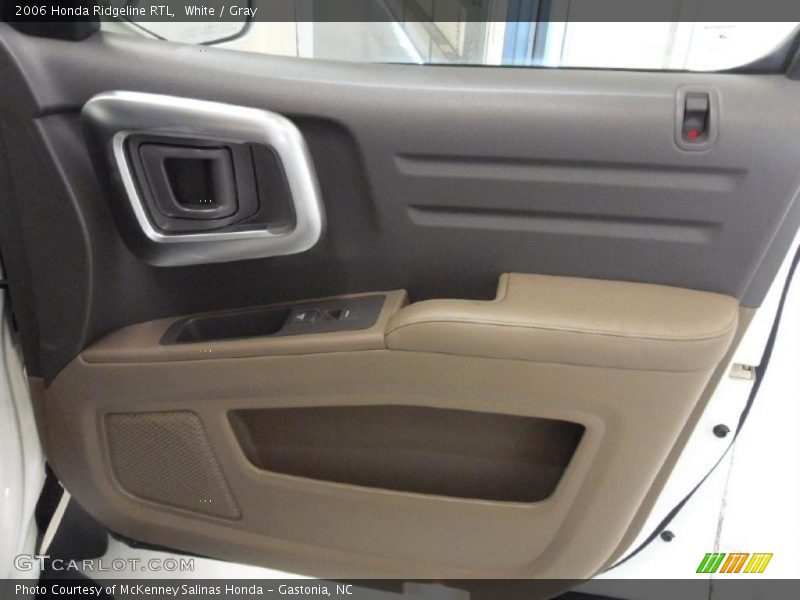 White / Gray 2006 Honda Ridgeline RTL