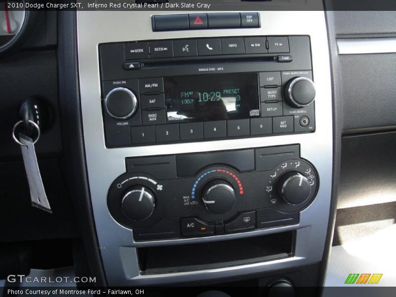 Inferno Red Crystal Pearl / Dark Slate Gray 2010 Dodge Charger SXT