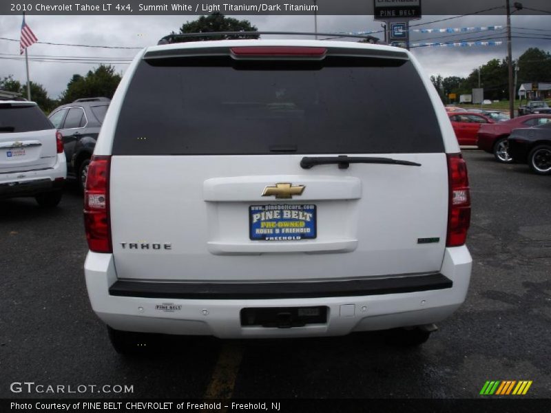 Summit White / Light Titanium/Dark Titanium 2010 Chevrolet Tahoe LT 4x4