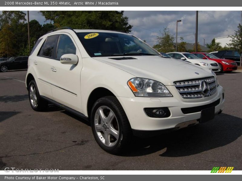 Arctic White / Macadamia 2008 Mercedes-Benz ML 350 4Matic