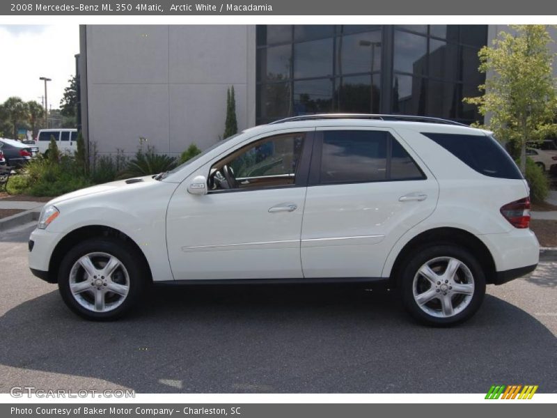 Arctic White / Macadamia 2008 Mercedes-Benz ML 350 4Matic