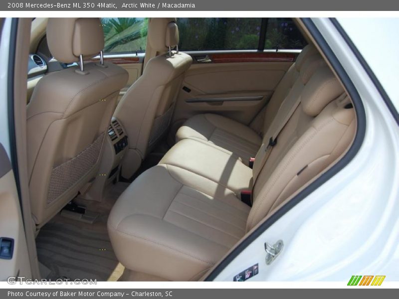 Arctic White / Macadamia 2008 Mercedes-Benz ML 350 4Matic