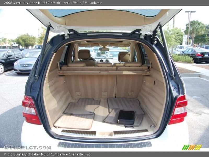 Arctic White / Macadamia 2008 Mercedes-Benz ML 350 4Matic