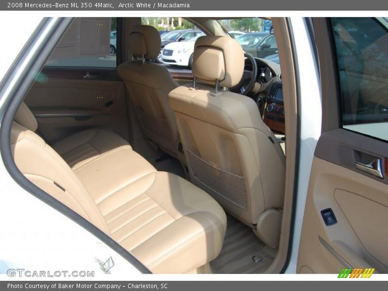 Arctic White / Macadamia 2008 Mercedes-Benz ML 350 4Matic