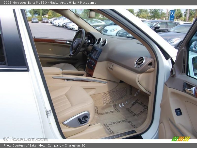 Arctic White / Macadamia 2008 Mercedes-Benz ML 350 4Matic