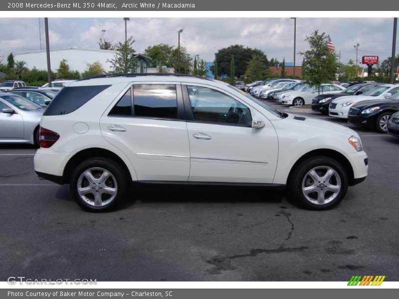 Arctic White / Macadamia 2008 Mercedes-Benz ML 350 4Matic