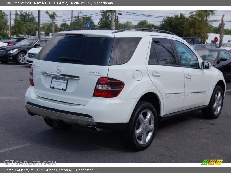 Arctic White / Macadamia 2008 Mercedes-Benz ML 350 4Matic