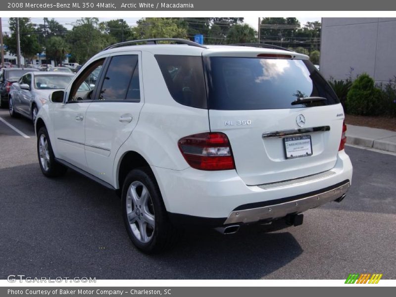 Arctic White / Macadamia 2008 Mercedes-Benz ML 350 4Matic