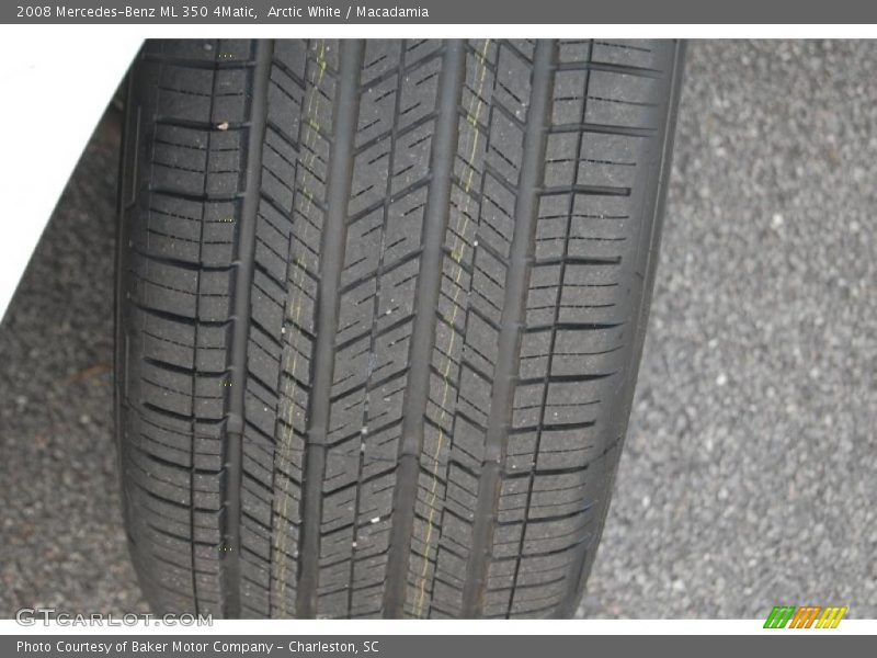 Arctic White / Macadamia 2008 Mercedes-Benz ML 350 4Matic