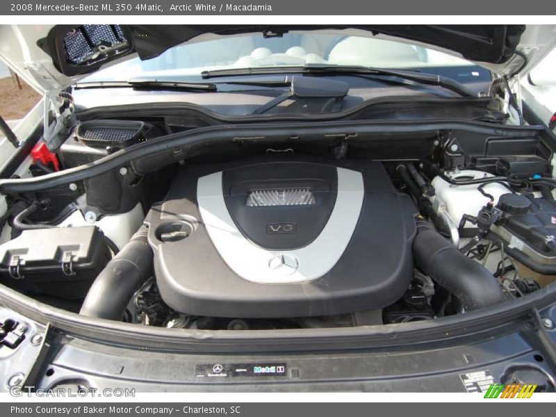 Arctic White / Macadamia 2008 Mercedes-Benz ML 350 4Matic