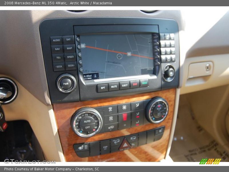 Arctic White / Macadamia 2008 Mercedes-Benz ML 350 4Matic