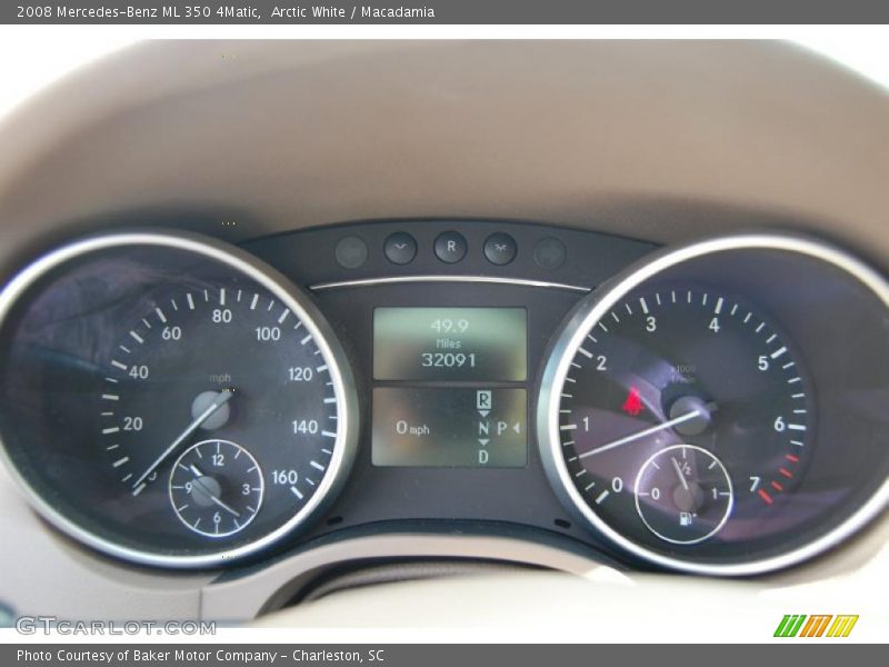 Arctic White / Macadamia 2008 Mercedes-Benz ML 350 4Matic