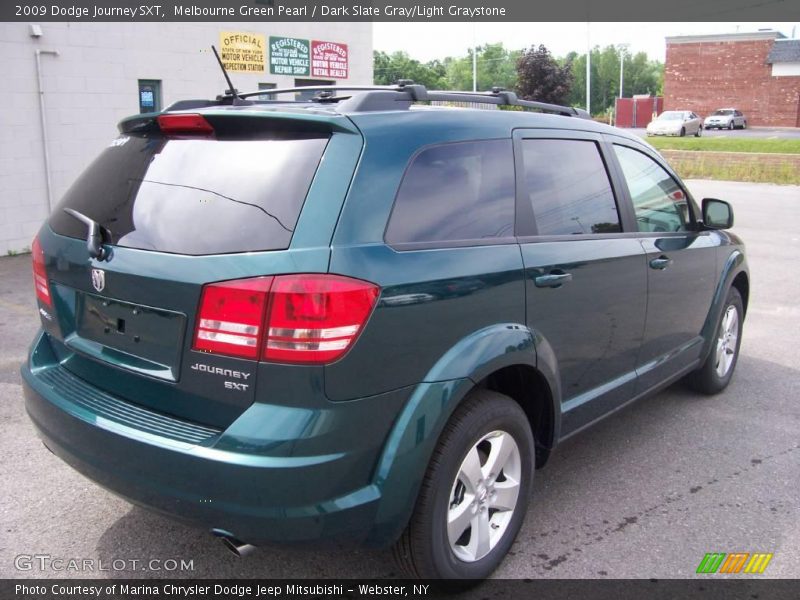 Melbourne Green Pearl / Dark Slate Gray/Light Graystone 2009 Dodge Journey SXT