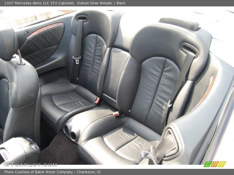 Iridium Silver Metallic / Black 2007 Mercedes-Benz CLK 350 Cabriolet