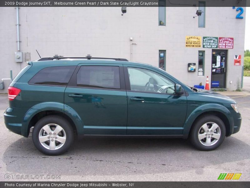 Melbourne Green Pearl / Dark Slate Gray/Light Graystone 2009 Dodge Journey SXT