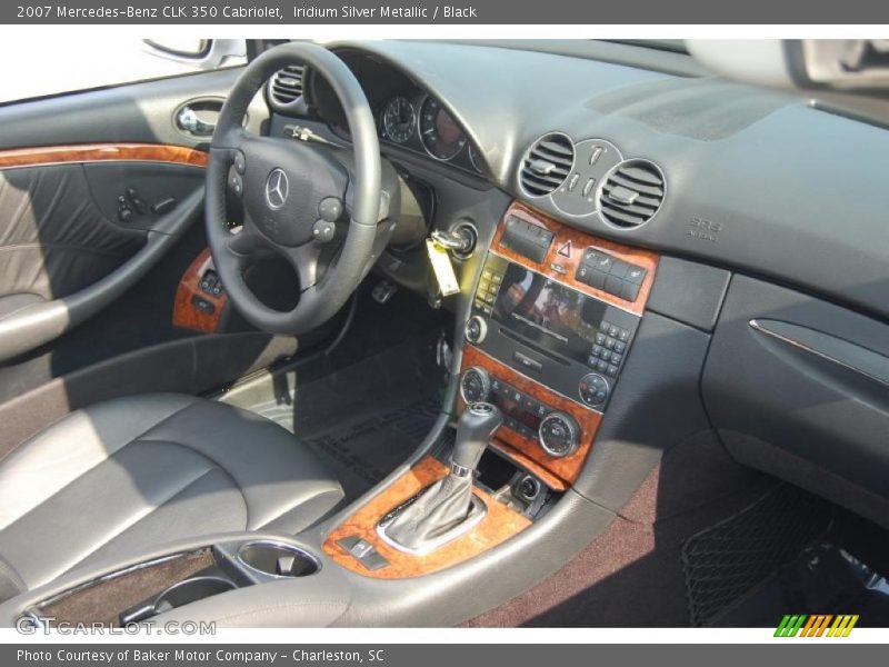 Iridium Silver Metallic / Black 2007 Mercedes-Benz CLK 350 Cabriolet