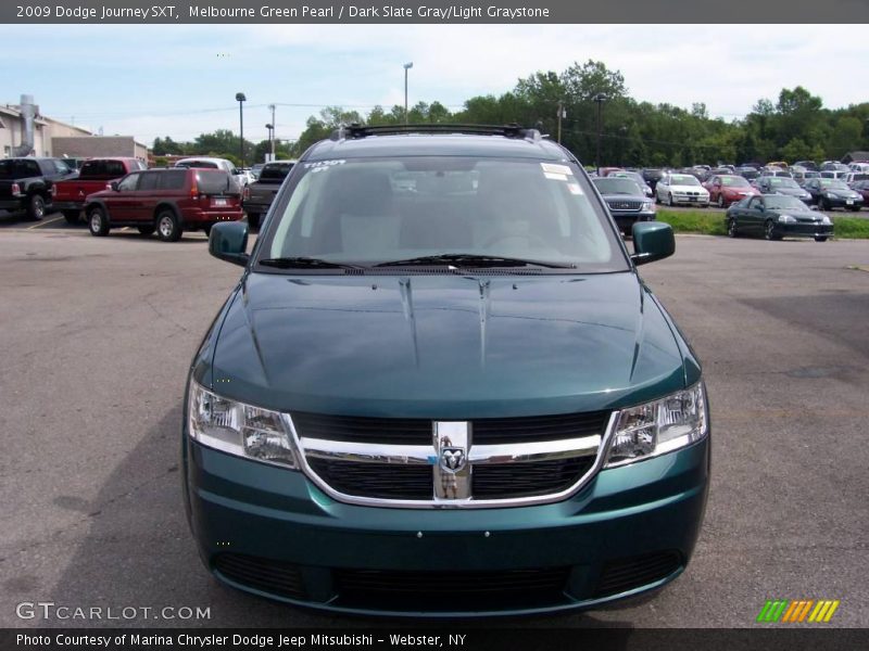 Melbourne Green Pearl / Dark Slate Gray/Light Graystone 2009 Dodge Journey SXT