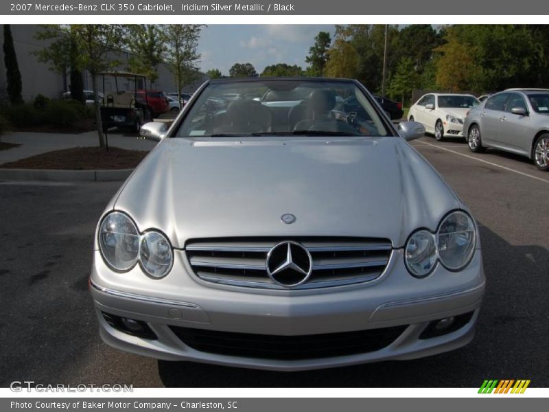 Iridium Silver Metallic / Black 2007 Mercedes-Benz CLK 350 Cabriolet
