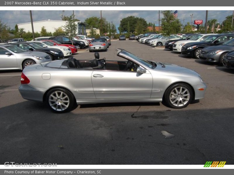 Iridium Silver Metallic / Black 2007 Mercedes-Benz CLK 350 Cabriolet