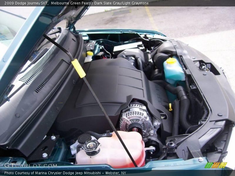 Melbourne Green Pearl / Dark Slate Gray/Light Graystone 2009 Dodge Journey SXT