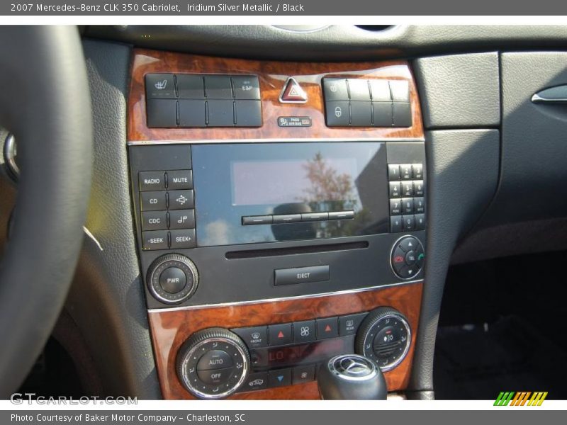 Iridium Silver Metallic / Black 2007 Mercedes-Benz CLK 350 Cabriolet