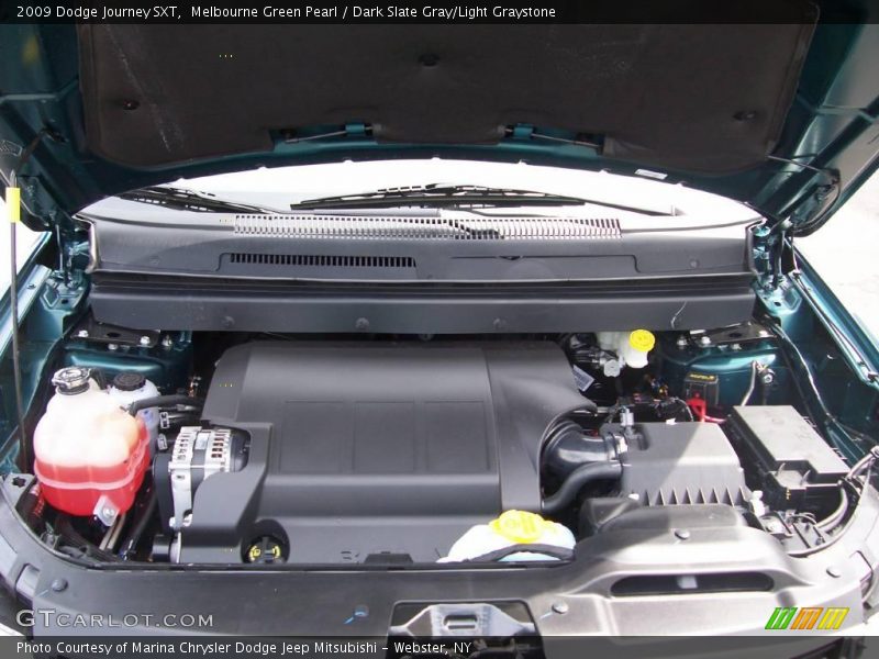 Melbourne Green Pearl / Dark Slate Gray/Light Graystone 2009 Dodge Journey SXT