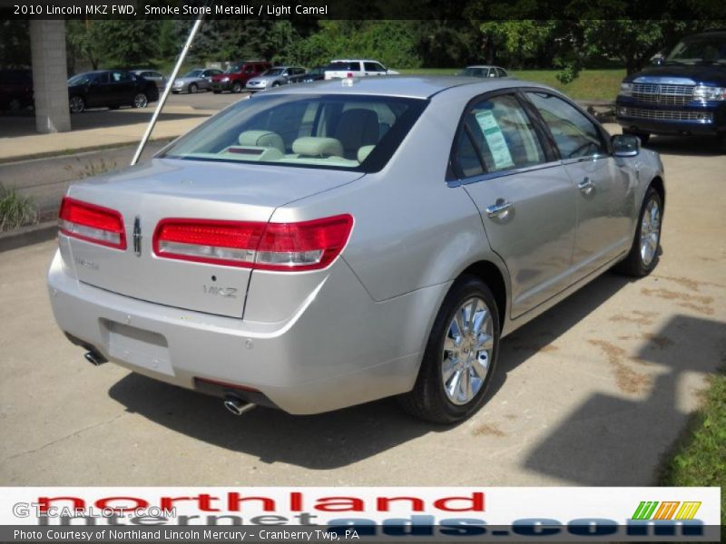 Smoke Stone Metallic / Light Camel 2010 Lincoln MKZ FWD