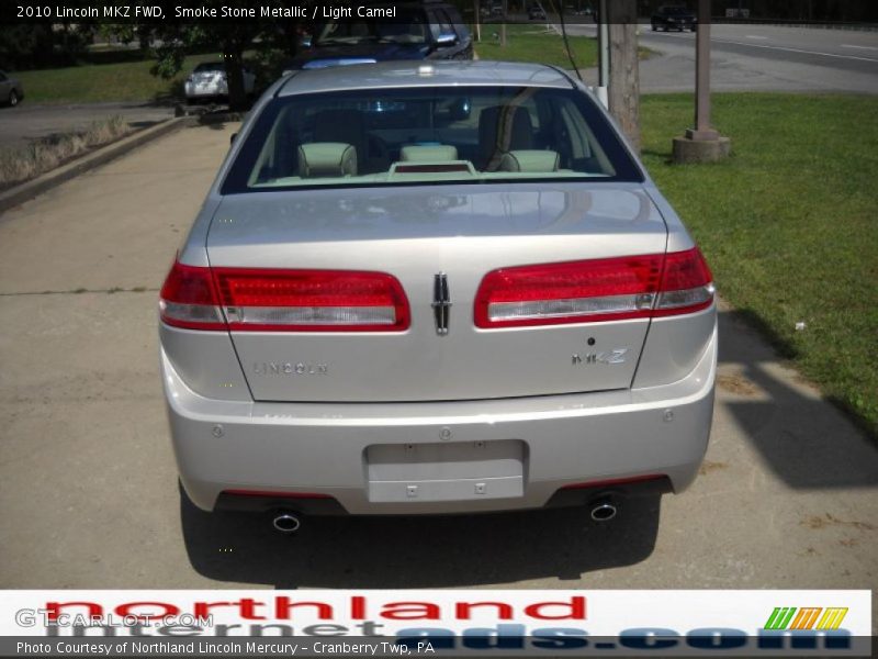 Smoke Stone Metallic / Light Camel 2010 Lincoln MKZ FWD