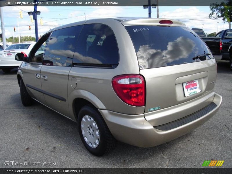 Light Almond Pearl Metallic / Sandstone 2003 Chrysler Voyager LX