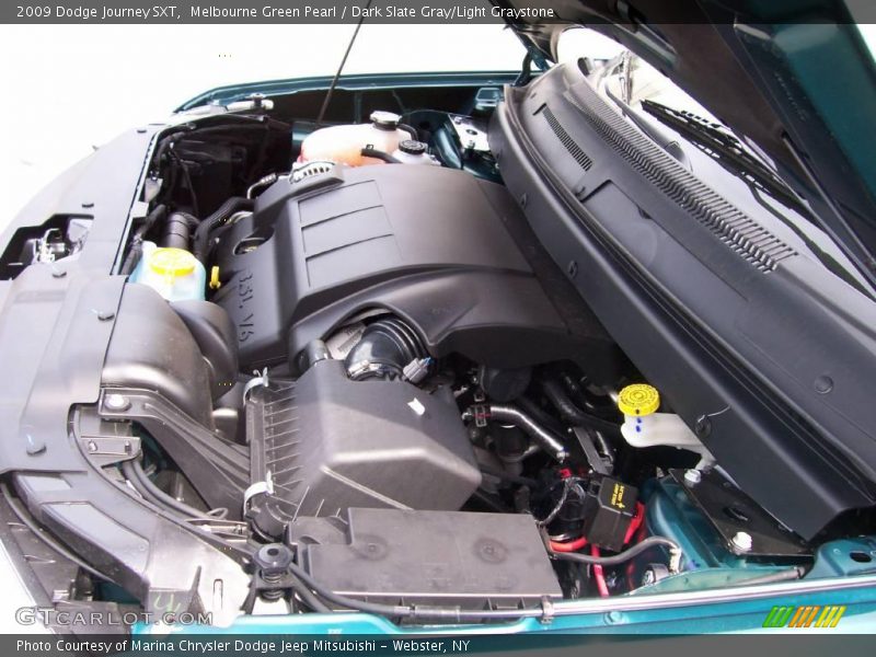 Melbourne Green Pearl / Dark Slate Gray/Light Graystone 2009 Dodge Journey SXT