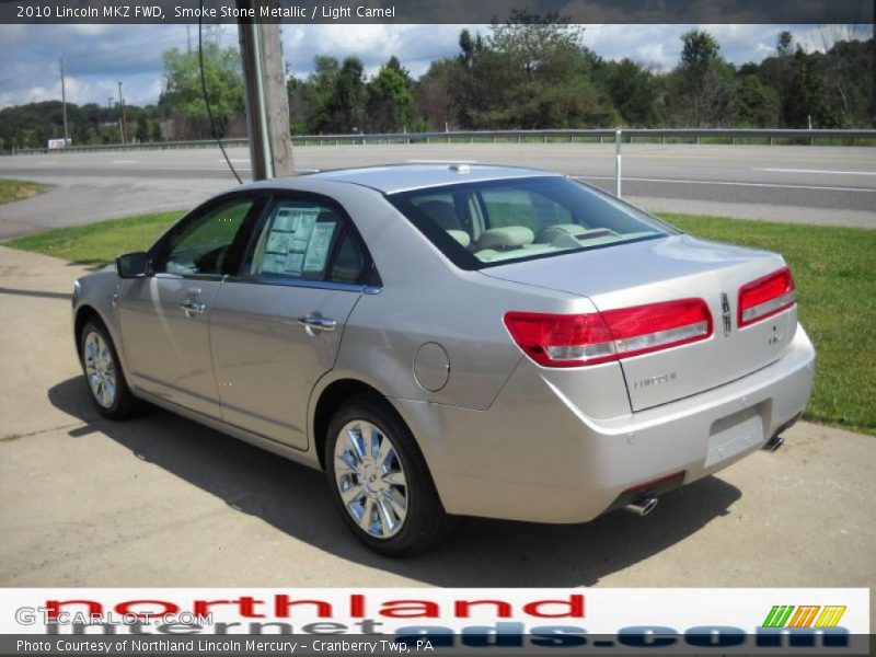 Smoke Stone Metallic / Light Camel 2010 Lincoln MKZ FWD