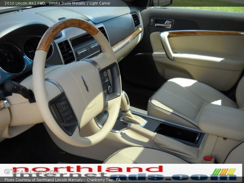 Smoke Stone Metallic / Light Camel 2010 Lincoln MKZ FWD