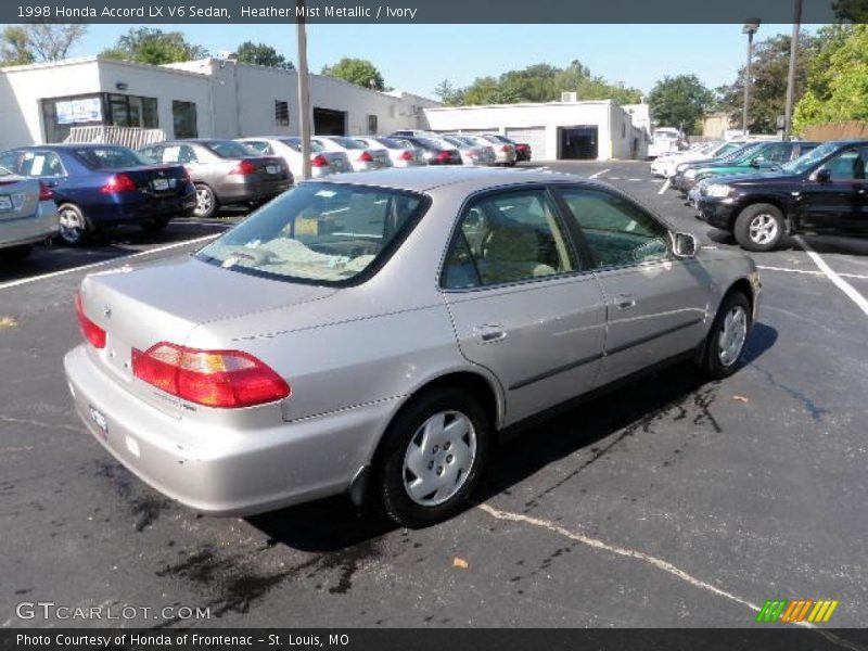 Heather Mist Metallic / Ivory 1998 Honda Accord LX V6 Sedan