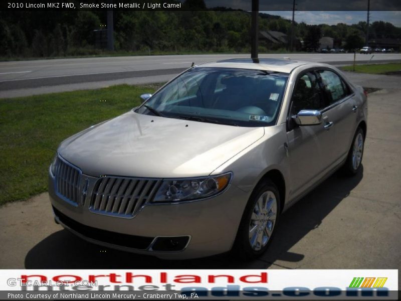 Smoke Stone Metallic / Light Camel 2010 Lincoln MKZ FWD