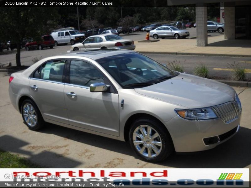 Smoke Stone Metallic / Light Camel 2010 Lincoln MKZ FWD