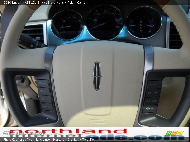 Smoke Stone Metallic / Light Camel 2010 Lincoln MKZ FWD