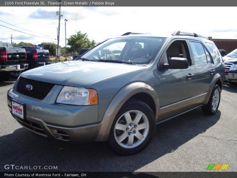 Titanium Green Metallic / Pebble Beige 2006 Ford Freestyle SE