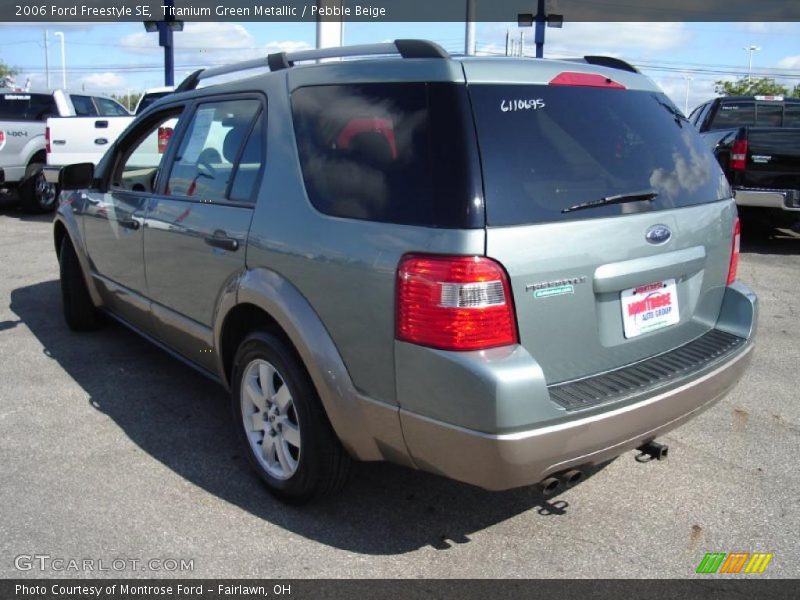 Titanium Green Metallic / Pebble Beige 2006 Ford Freestyle SE