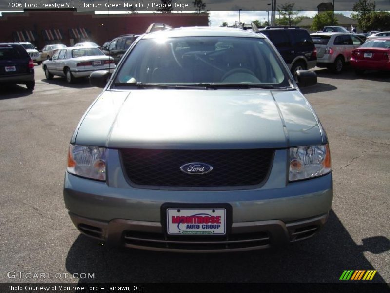 Titanium Green Metallic / Pebble Beige 2006 Ford Freestyle SE