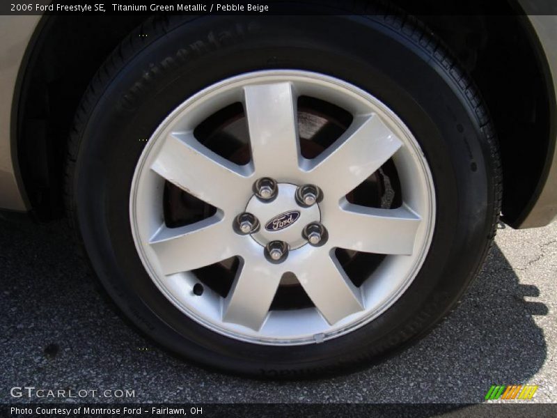 Titanium Green Metallic / Pebble Beige 2006 Ford Freestyle SE