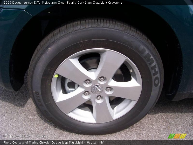 Melbourne Green Pearl / Dark Slate Gray/Light Graystone 2009 Dodge Journey SXT