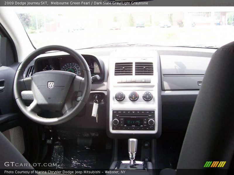 Melbourne Green Pearl / Dark Slate Gray/Light Graystone 2009 Dodge Journey SXT
