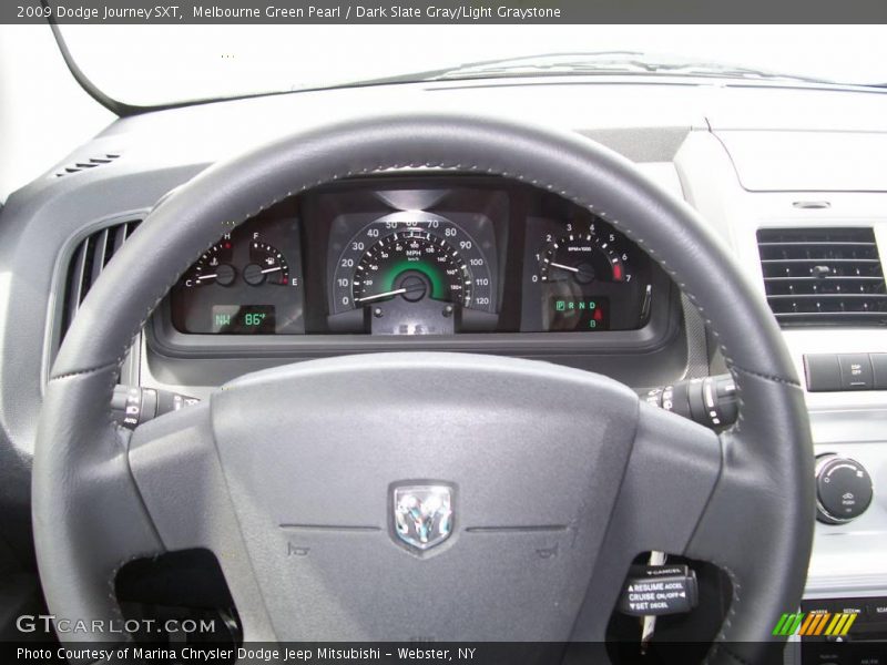 Melbourne Green Pearl / Dark Slate Gray/Light Graystone 2009 Dodge Journey SXT