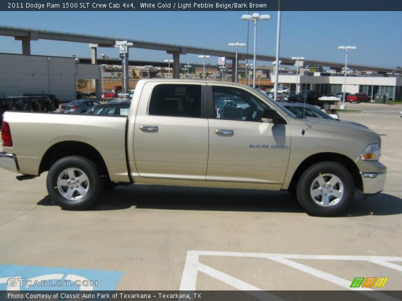 White Gold / Light Pebble Beige/Bark Brown 2011 Dodge Ram 1500 SLT Crew Cab 4x4